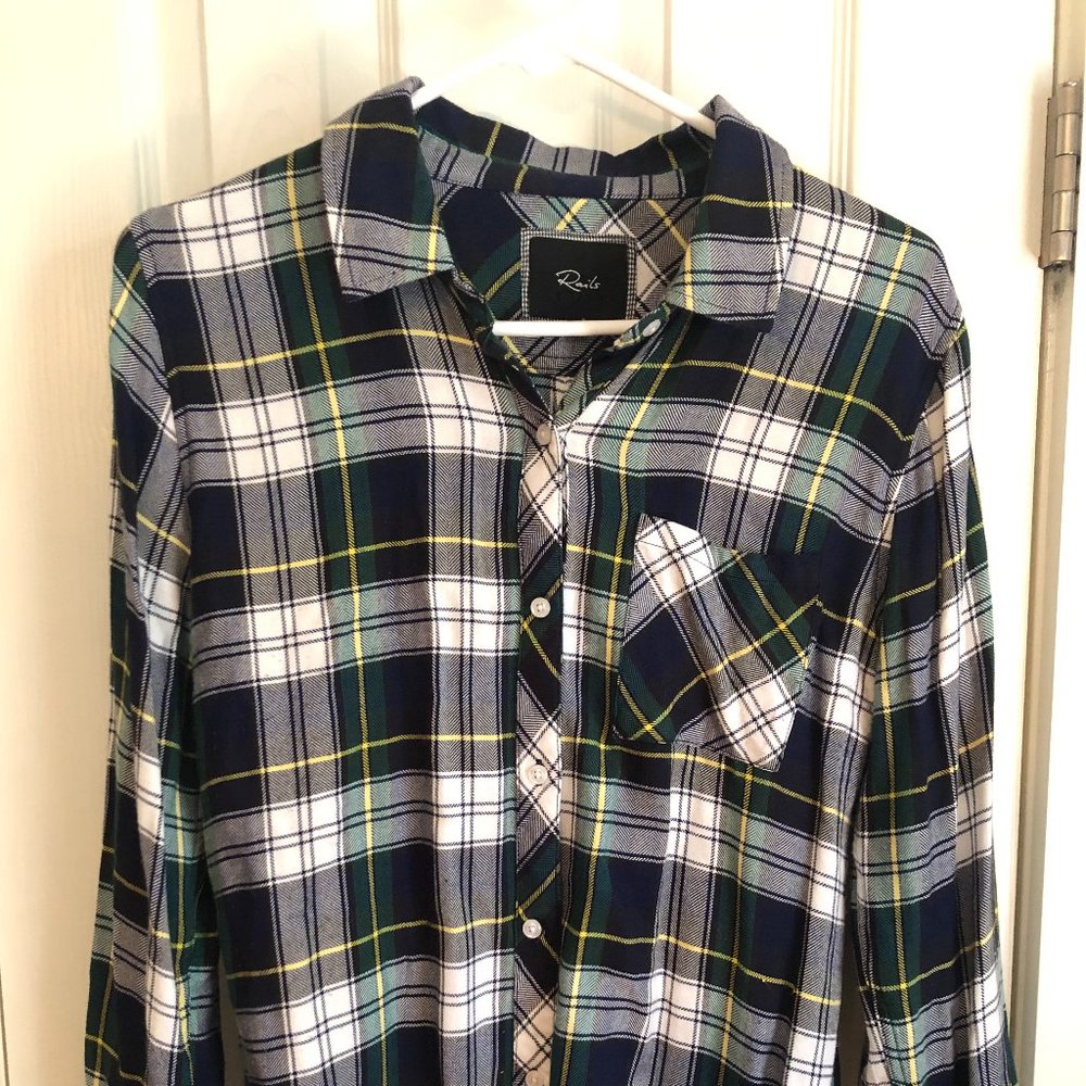 Rails Plaid Button Down